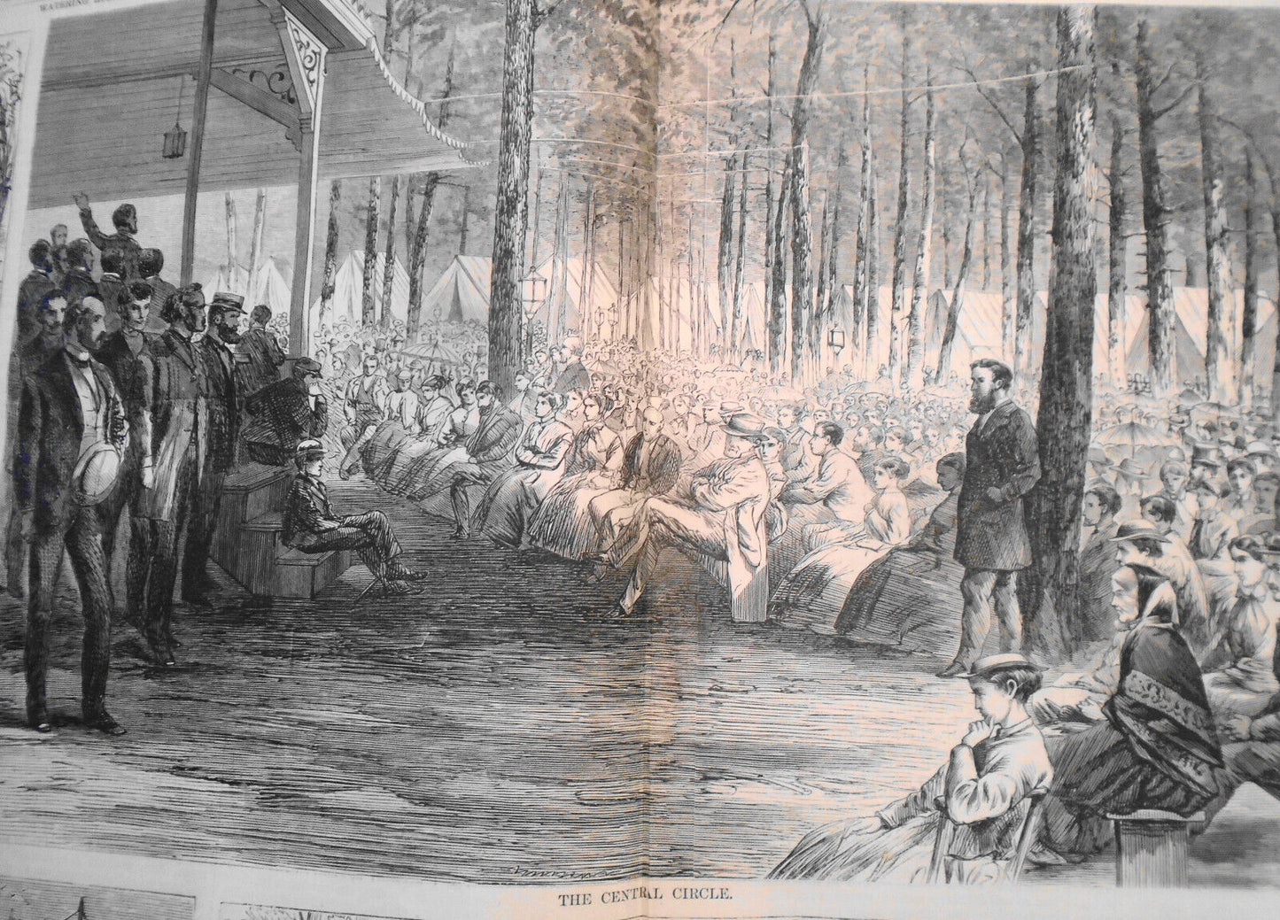 Harper's Weekly July 31, 1869: Ida Lewis, Newport, RI heroine; Camp meeting etc