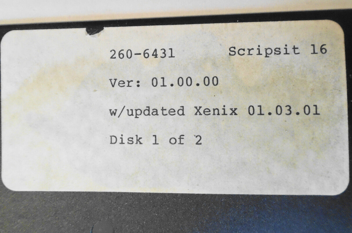 Scripsit 16, for Radio Shack TRS-80 Model 16 Xenix Multi-User - word processing