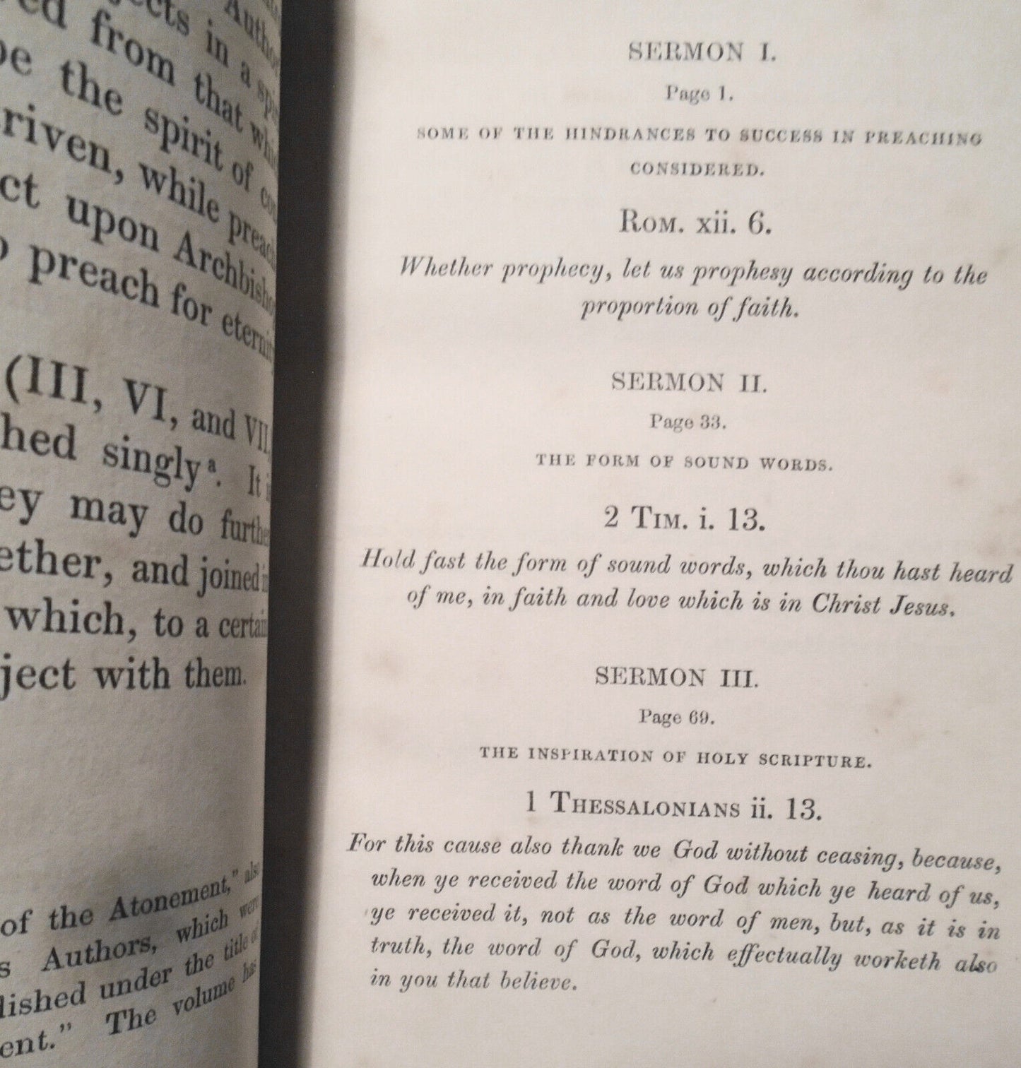 1862 The form of sound words ... seven sermons at Oxford, by Charles A. Heurtley