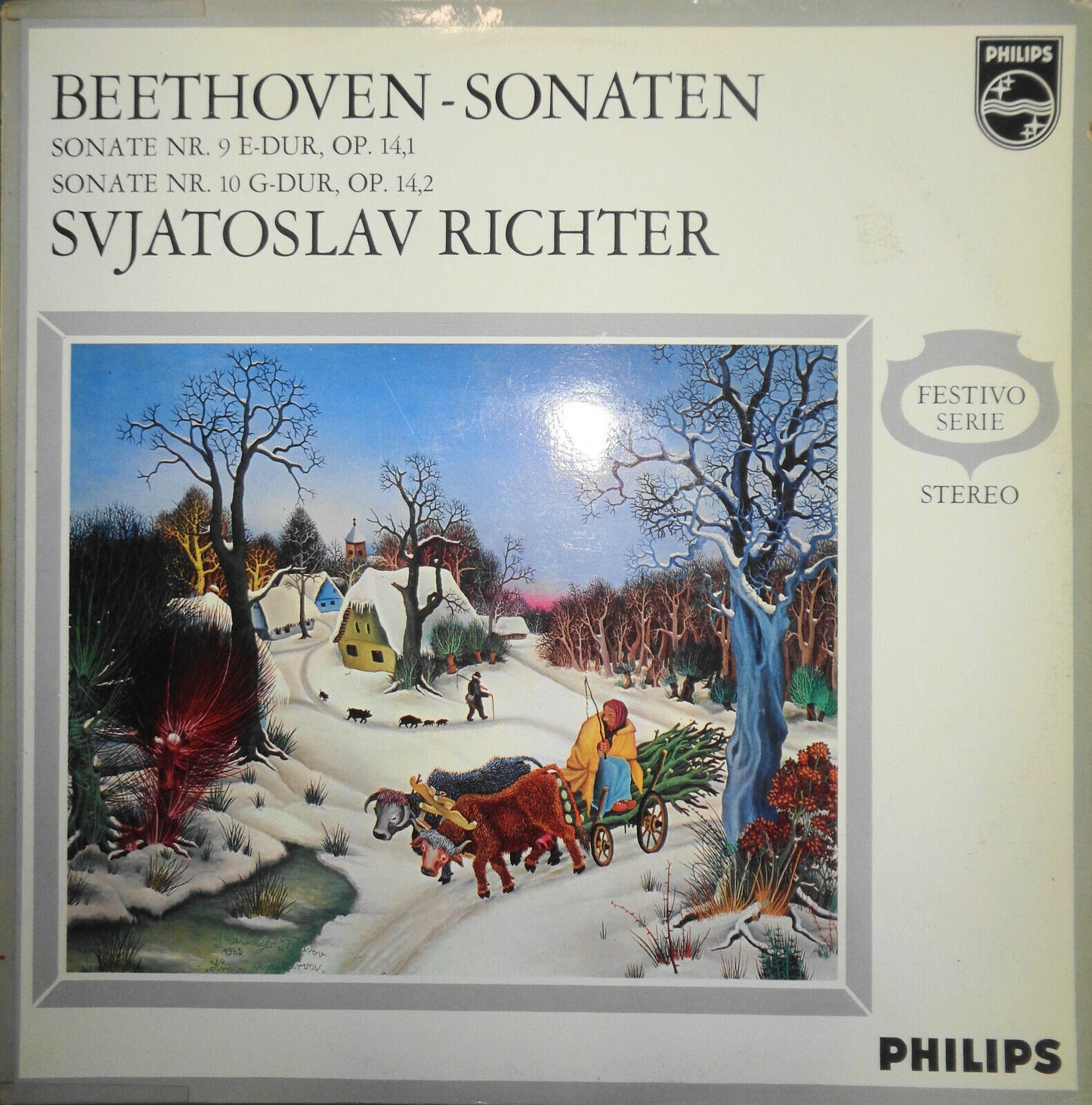 6 Sviatoslav Richter vinyl LP albums : Liszt, Moussorgsky, Beethoven, Schumann