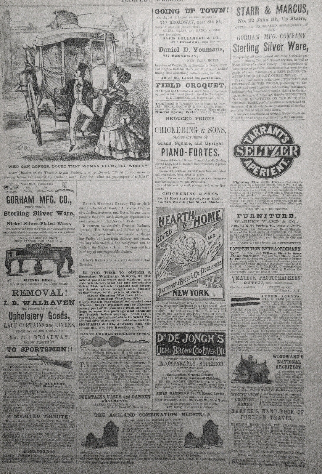 Harper's Weekly June 5, 1869: Pacific Railroad; Cuban Revolution Dayton Fire etc