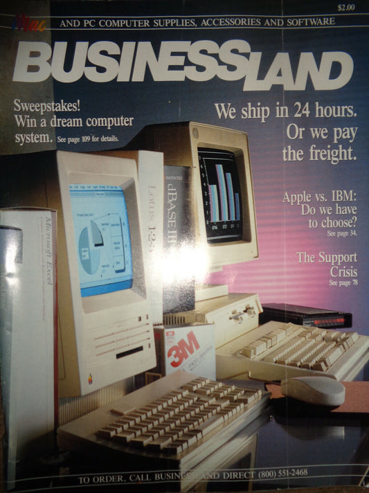 Businessland Catalog, 1980s - Mac & PC Computer Supplies, Accessories & Software