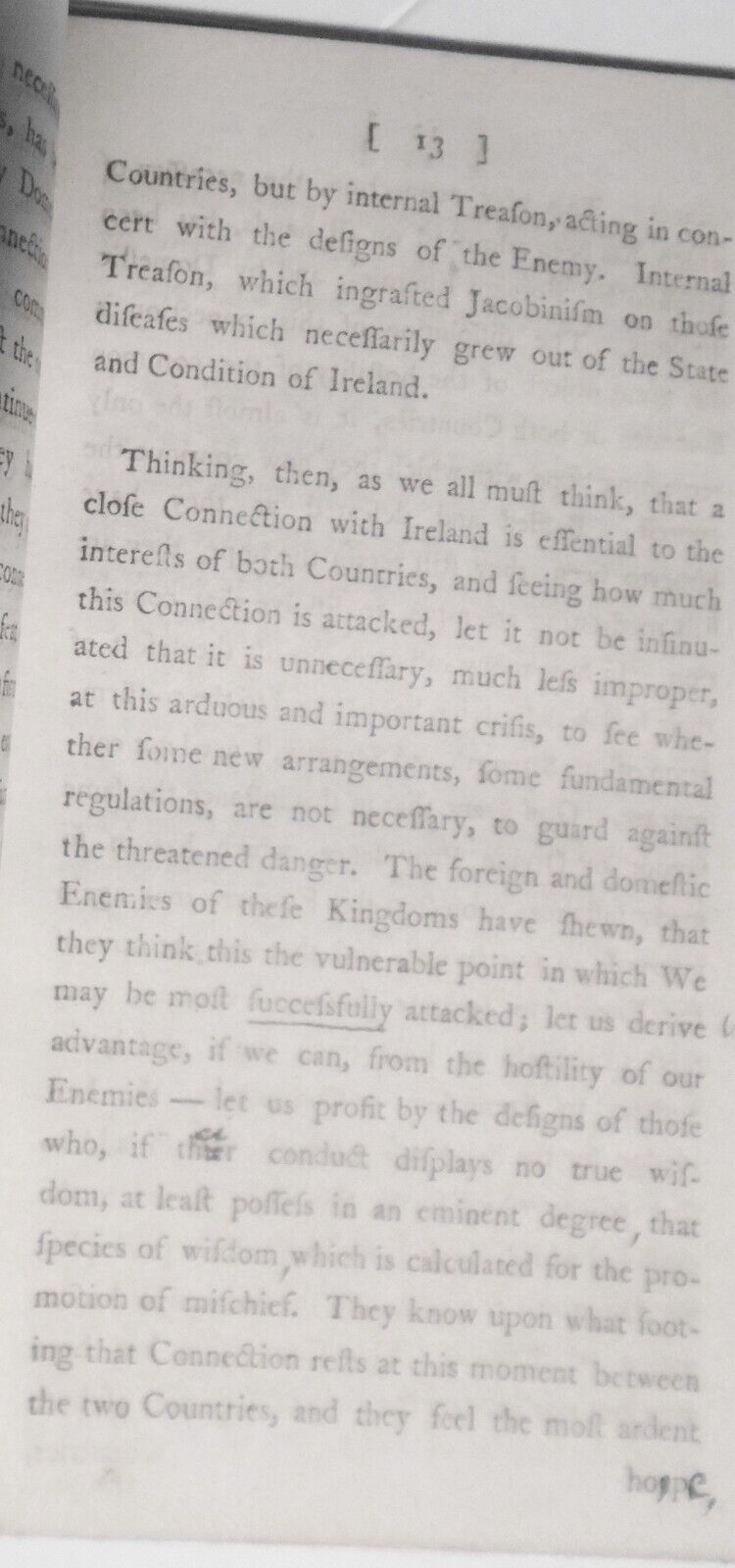 Speech of the Right Hon. William Pitt, in the House of Commons, January 31, 1799