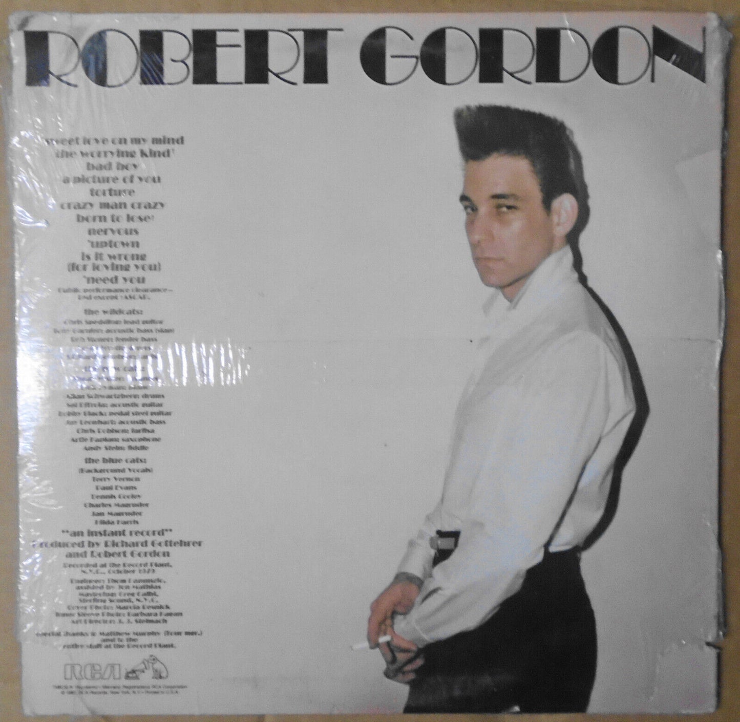 Robert Gordon : Bad Boy LP ***SEALED*** - RCA AFL1-3523 - Stereo, 1980