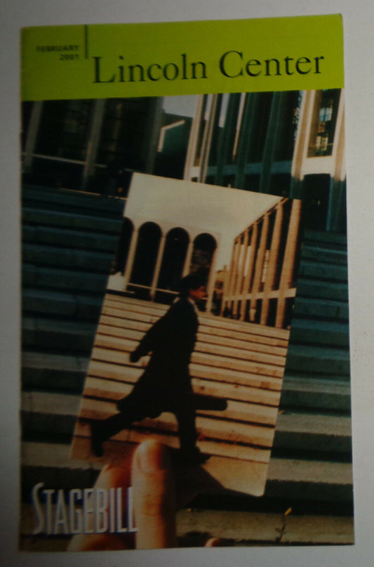 A CELEBRATION OF JAMES BALDWIN - STAGEBILL - FEBRUARY 2001 LINCOLN CENTER