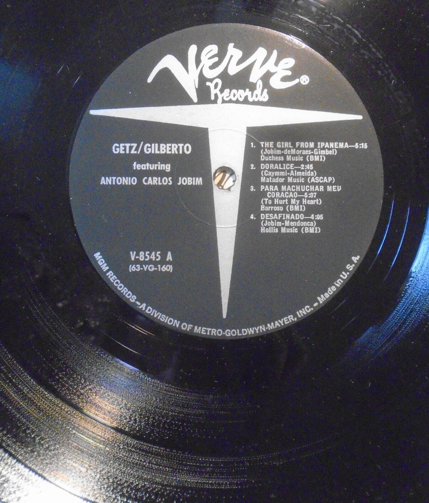 Getz / Gilberto 2 LP lot - Verve Gatefolds - V-8545 Mono; V6-8623 Stereo VG+, NM