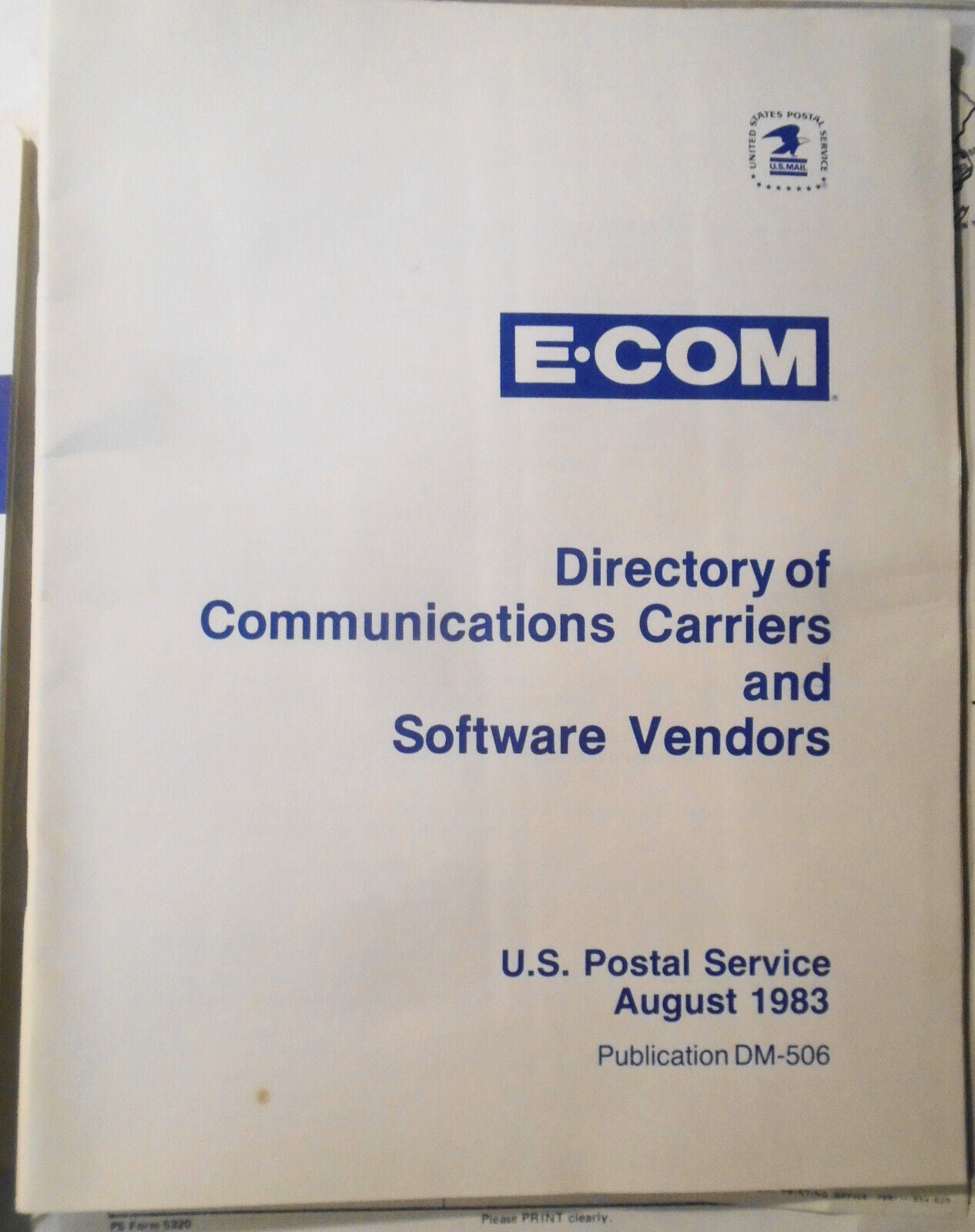 1983 E-COM, Electronic Computer Originated Mail, Promo Kit - by USPS