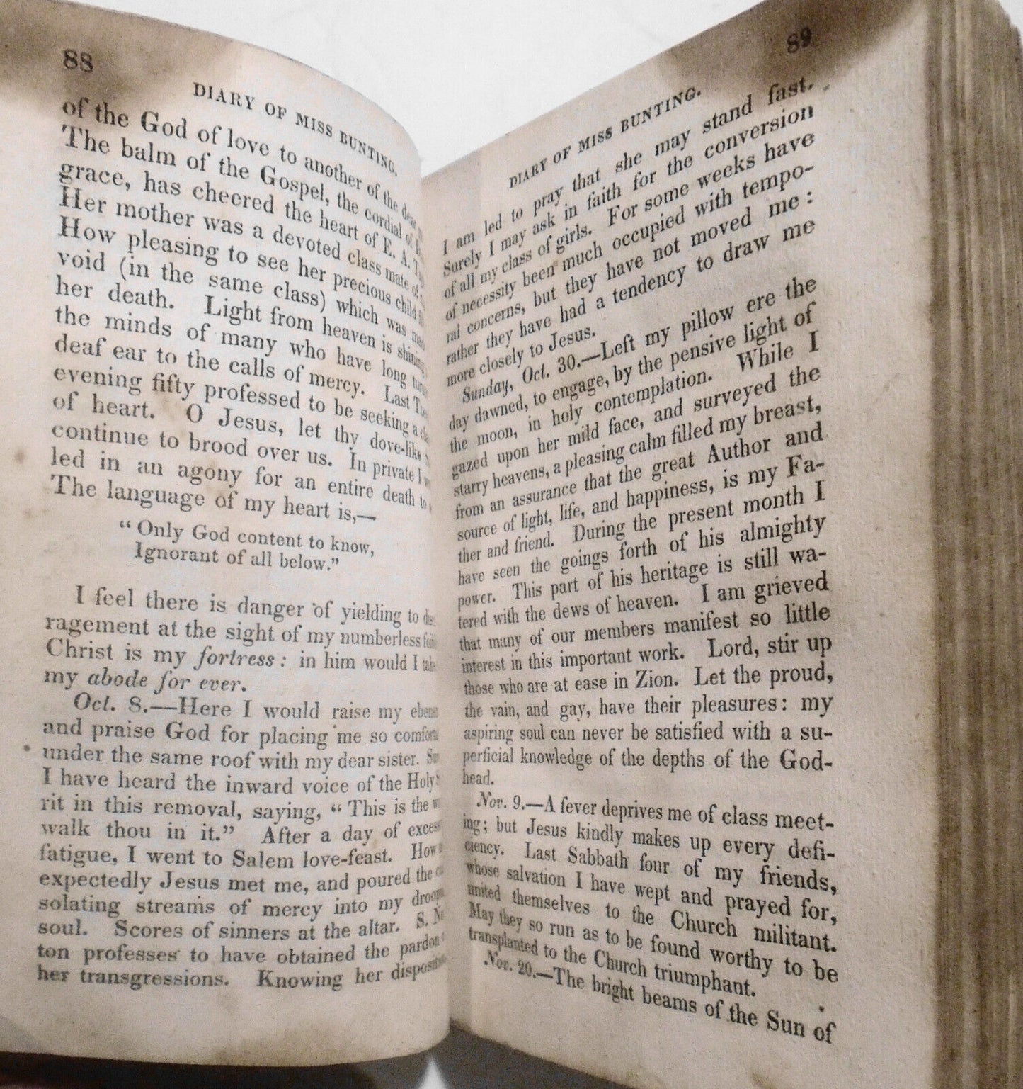 [Methodist women] 1833 Memoir, Diary & Letters of Hannah Syng Bunting by Merritt