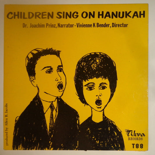 Children Sing On Hanukah LP - Temple B'nai Abraham Of Essex County School Choir