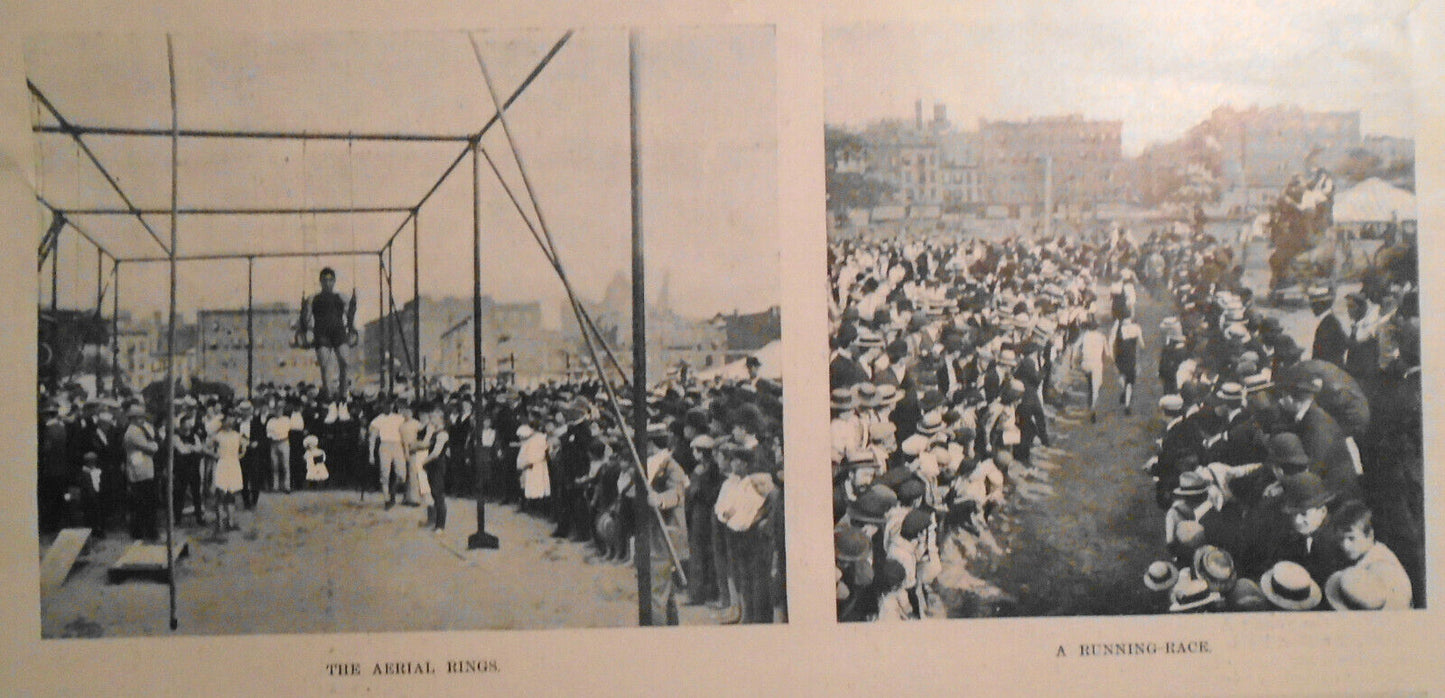 The New Free Gymnasium, 53rd Street & Hudson River -Harper's Weekly Oct 1, 1898