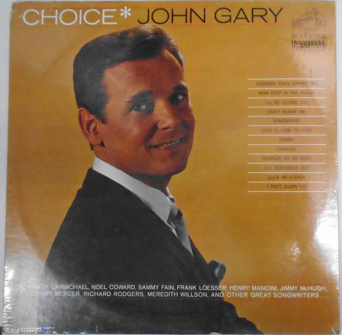 1966 Choice *, by John Gary - LP -- RCA Victor Records LPM 3501
