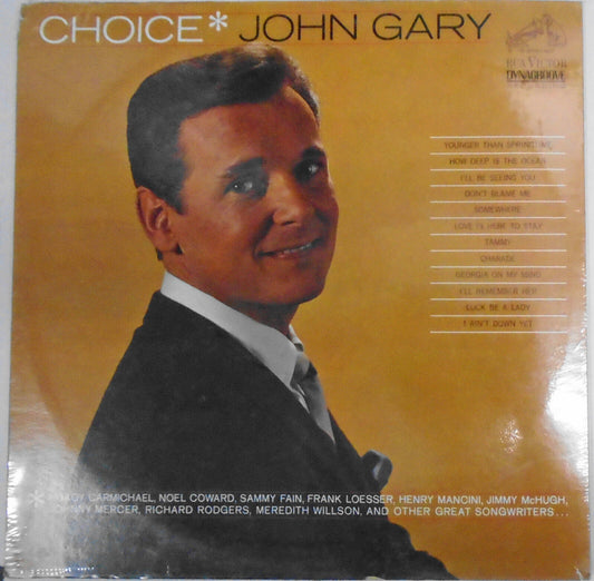 1966 Choice *, by John Gary - LP -- RCA Victor Records LPM 3501