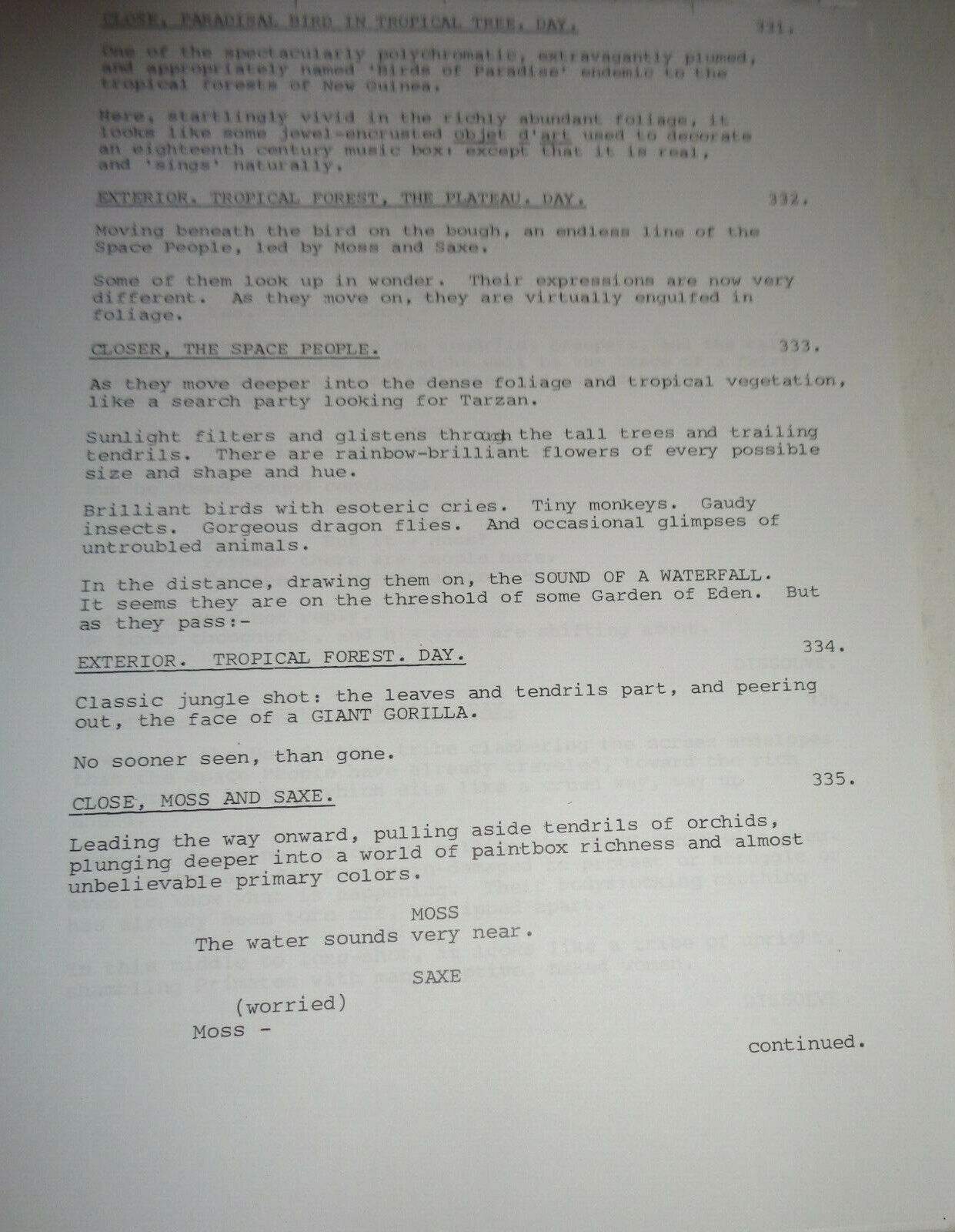 Dennis Potter - CRADLE SONG - Screenplay - 1982 - Original unpublished script