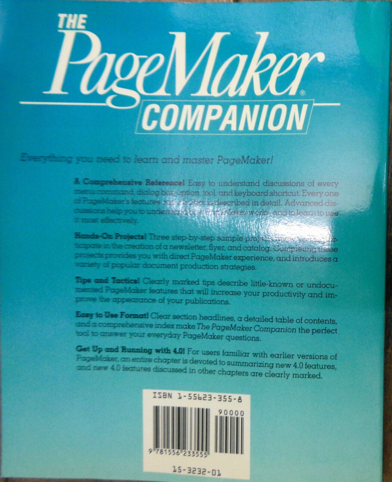 The PageMaker companion, Macintosh 4.0, by Craig Danuloff; Deke McClelland 1990