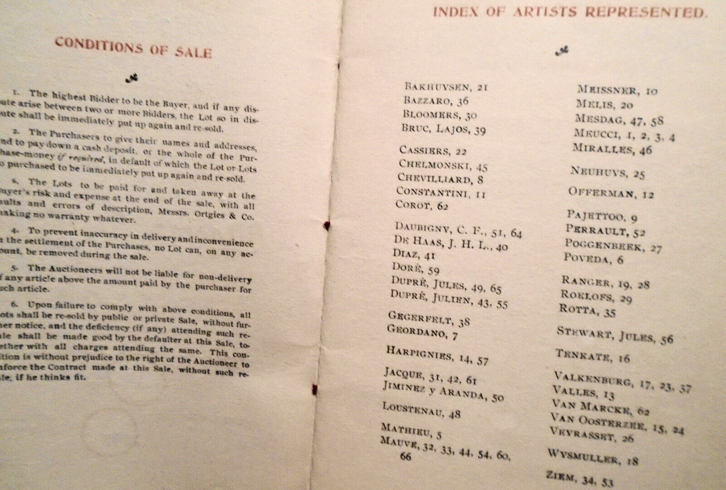 1897 Catalogue Of Modern Paintings.. Estate Of Mrs F G Crosby. 5th Ave Galleries