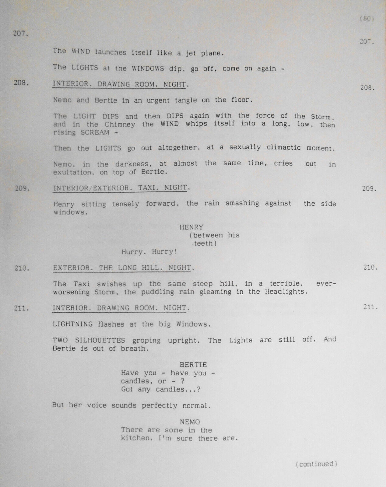 Dennis Potter : Midnight Movie - Original Screenplay - unpublished script