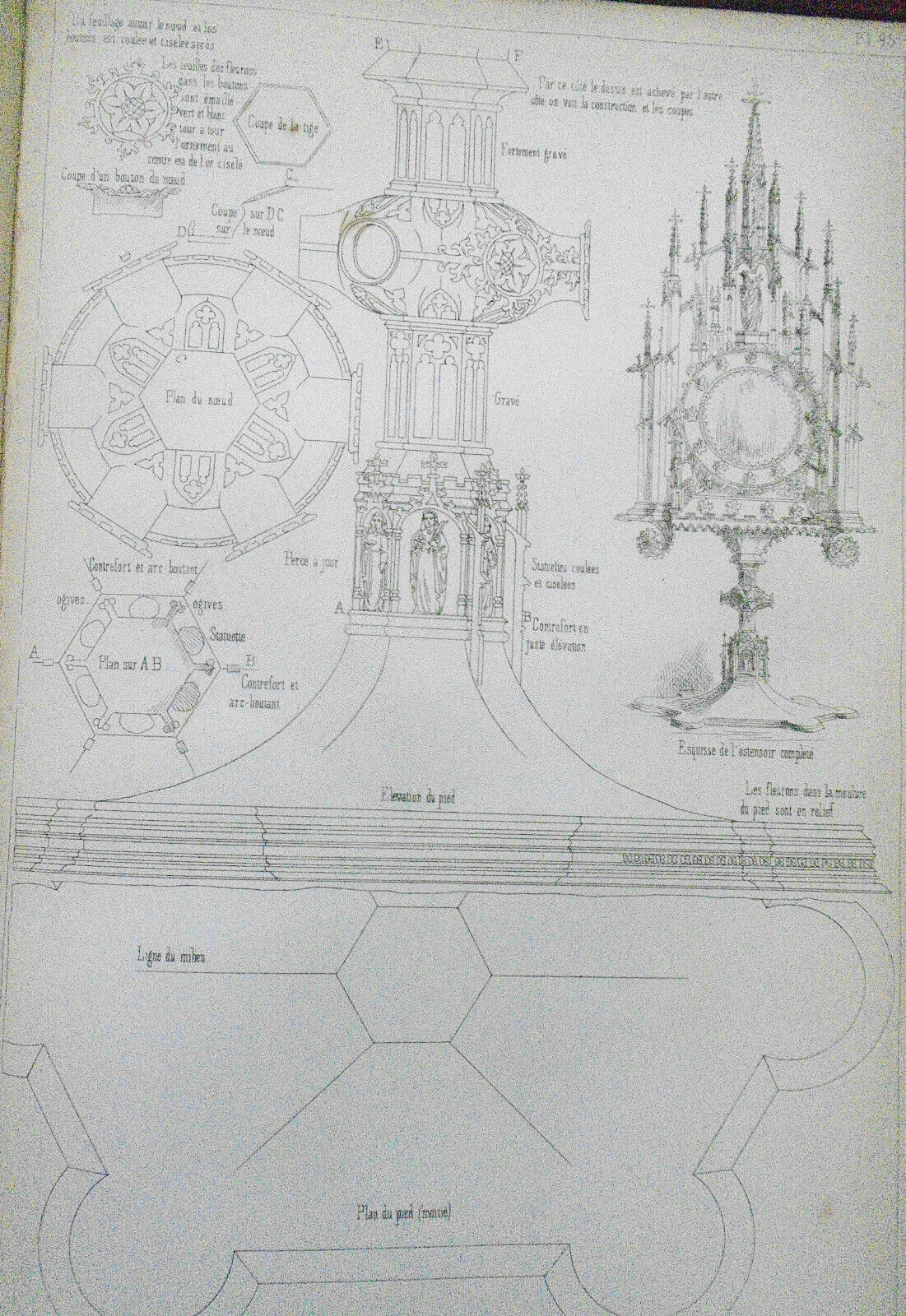 1852 Orfèvrerie et ouvrages en métal du moyen-age, by T. H. King First edition