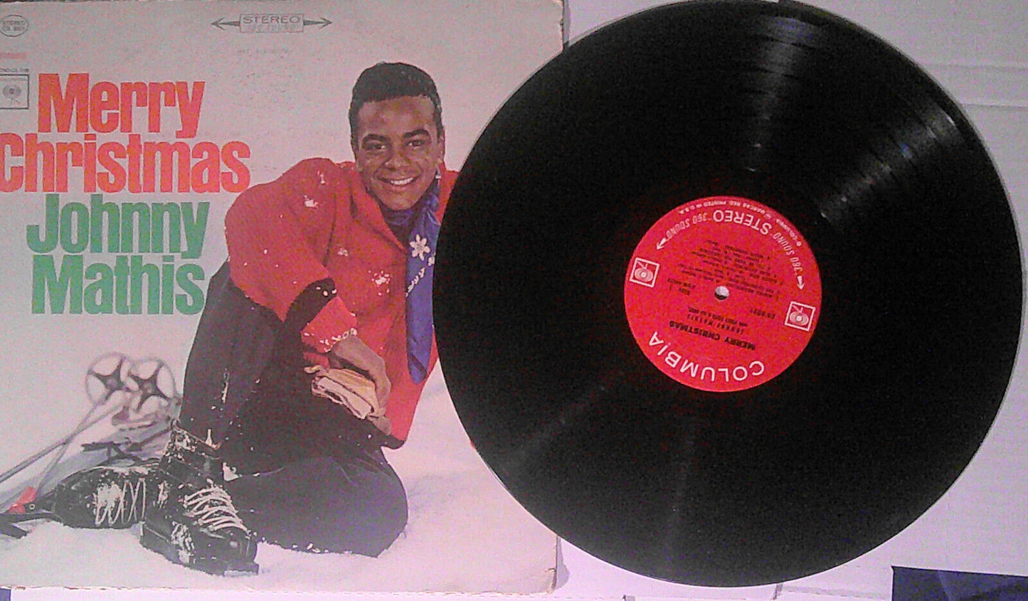 Johnny Mathis, The Platters, & Kathleen Battle - 3 Christmas vinyl LP records