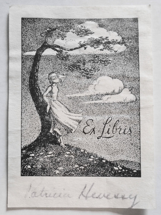 Patricia Hevessy, Ex-Libris Bookplate