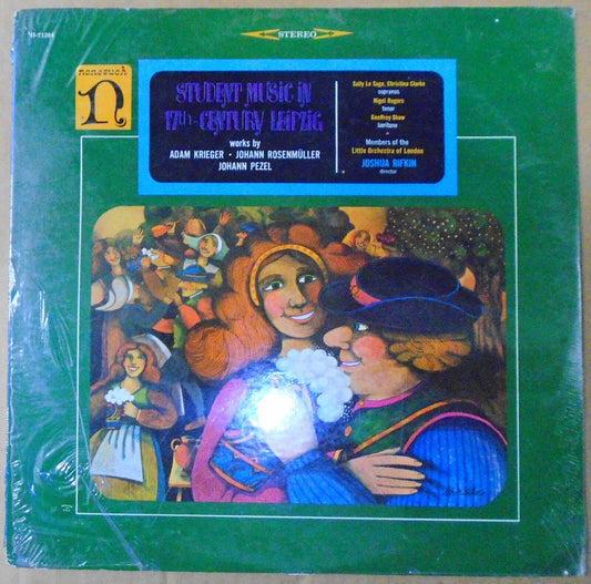 Student Music In 17th Century Leipzig - LP - **SEALED** - Joshua Rifkin. H-71204