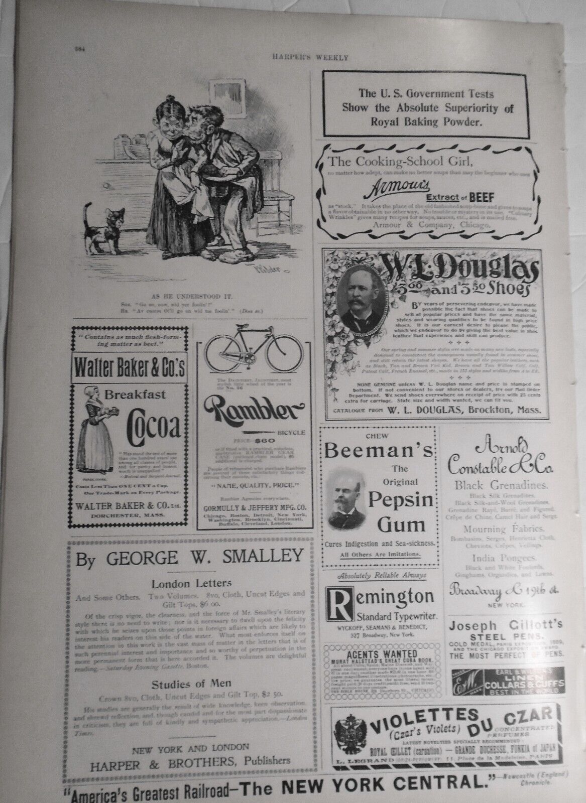 Harper's Weekly, April 16 1898 -  Navy cruisers & yachts; Spain's Naval strength