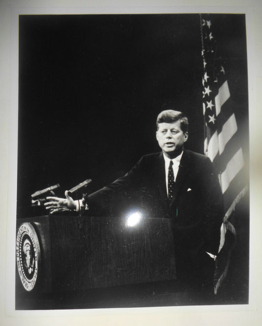 1962 President John F Kennedy - State Department Auditorium - On Steel Industry