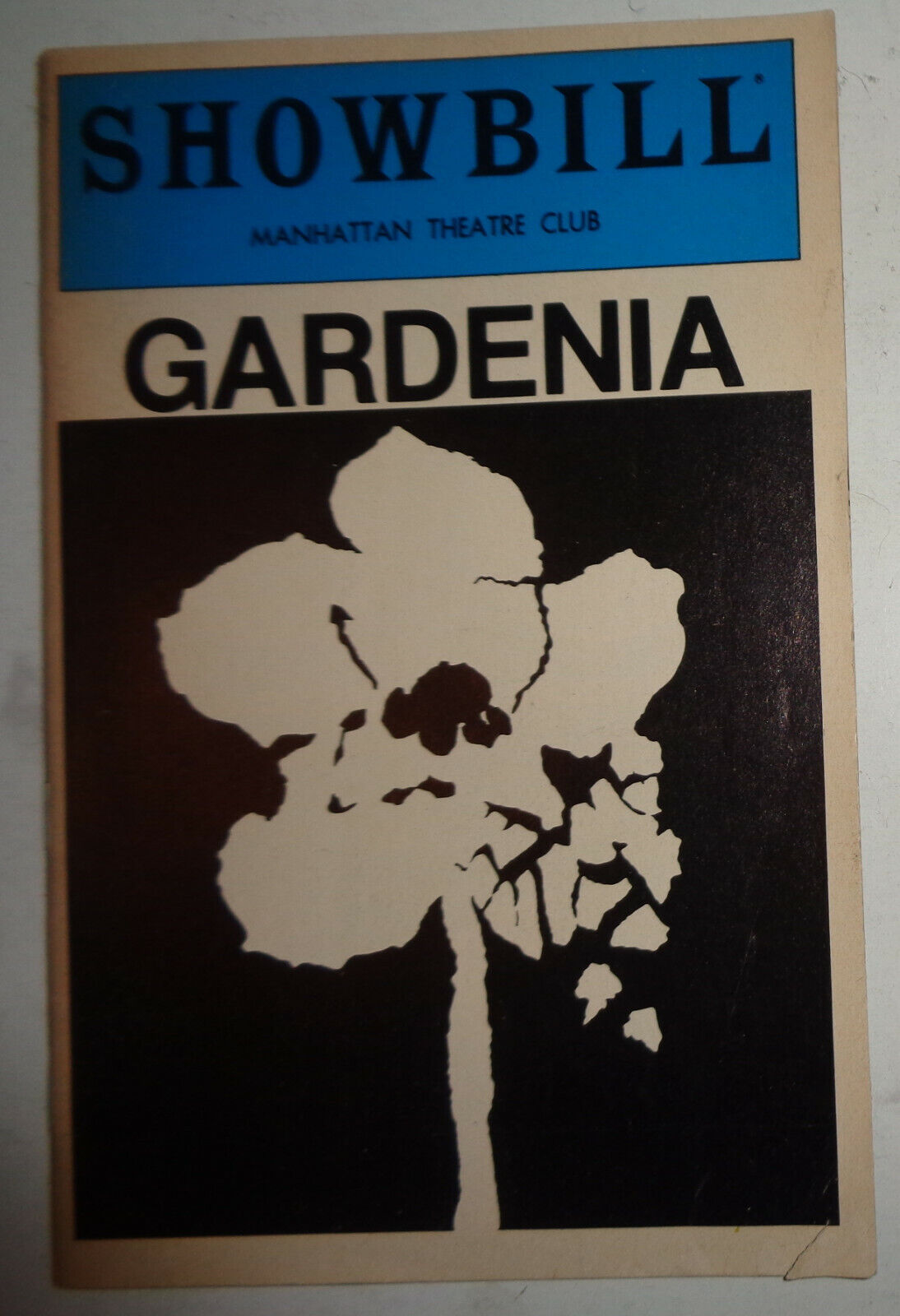 GARDENIA by John Guare - SHOWBILL - APRIL 13-MAY 23, 1982 MANHATTAN THEATRE CLUB