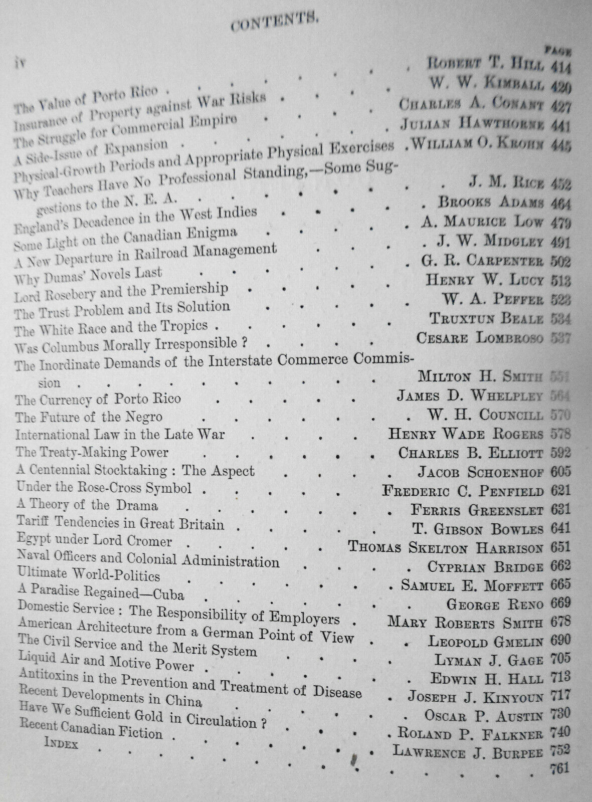 The Forum Vol. XXVII - March-August 1899. Bound volume. Future of the Negro, etc