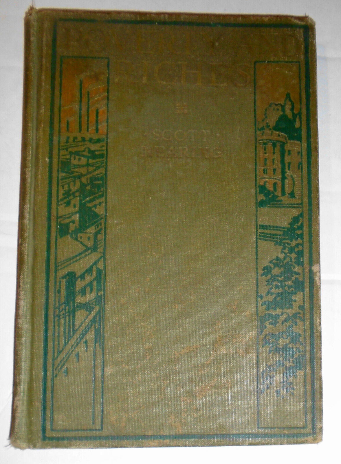 Poverty And Riches, by Scott Nearing. 1916. Salesman's Dummy Copy