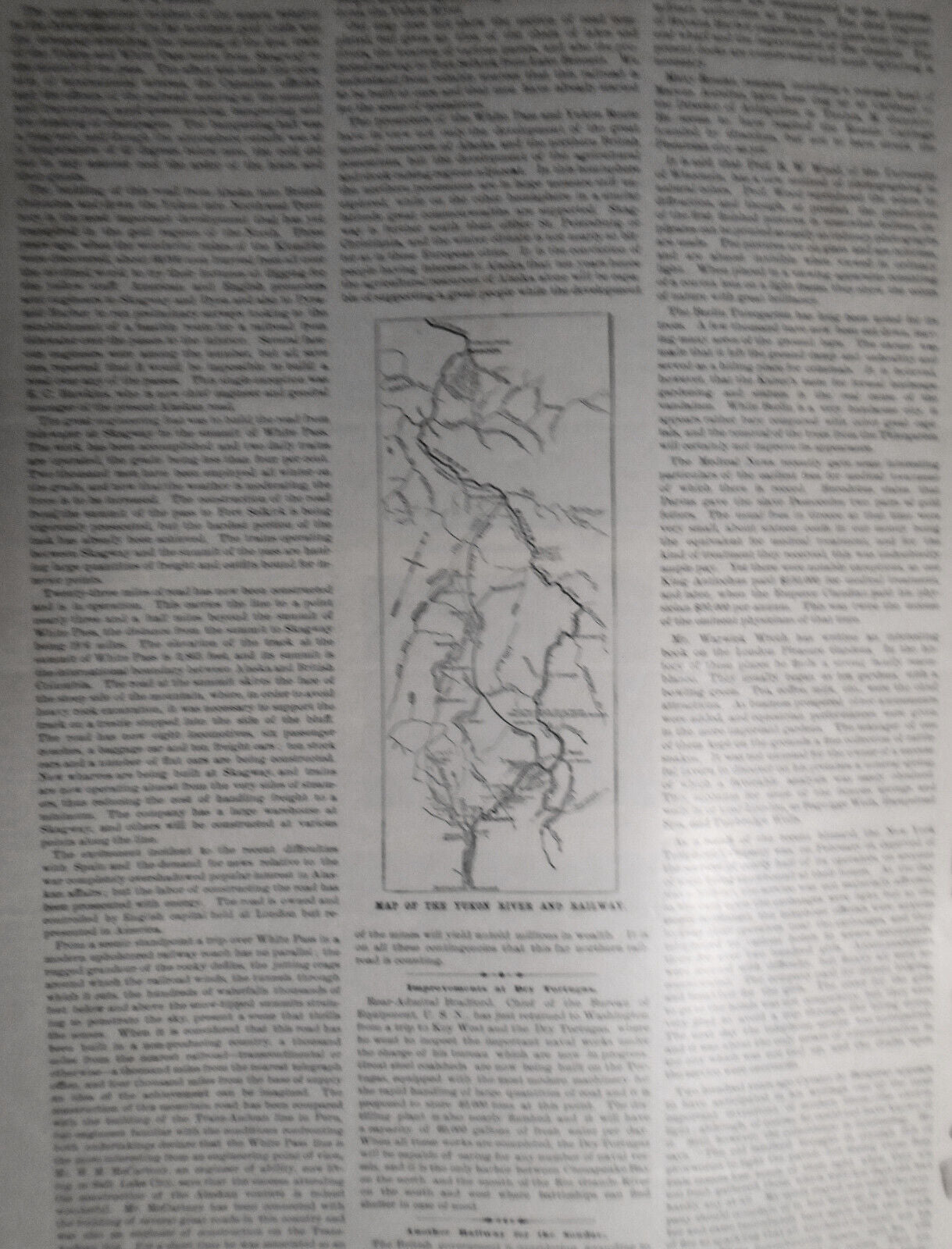 Scientific American - April 15, 1899. First Railway To The Klondike, etc