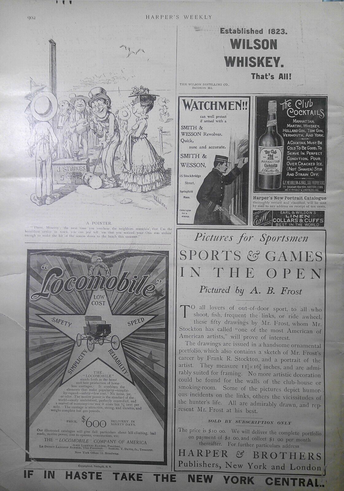 Harper's Weekly September 9, 1899. Booker T Washington on Africa; Dewey Arch etc