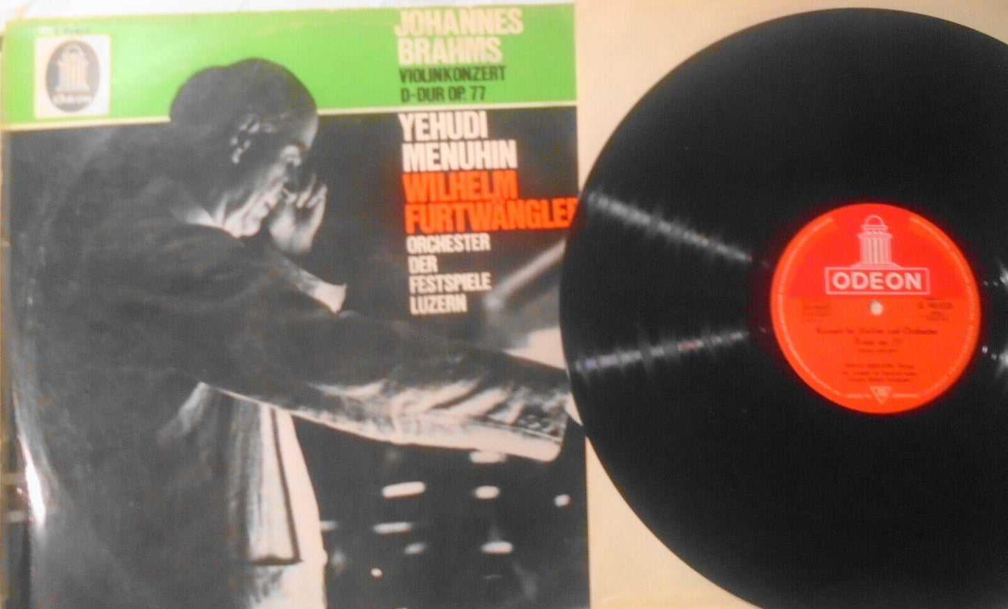 Yehudi Menuhin - 2 LP Lot: Bartok, Brahms Violin Concertos - Furtwangler, Dorati