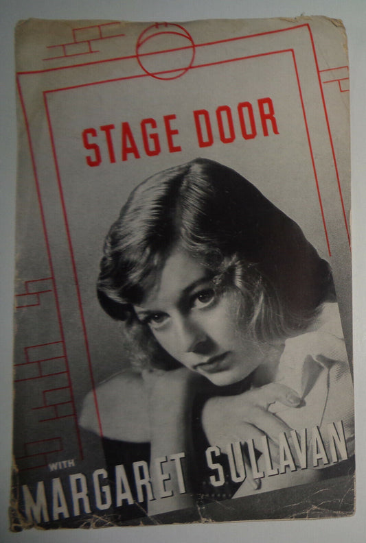 STAGE DOOR, with Margaret Sullavan - Souvenir Program, 1936. Music Box Theatre