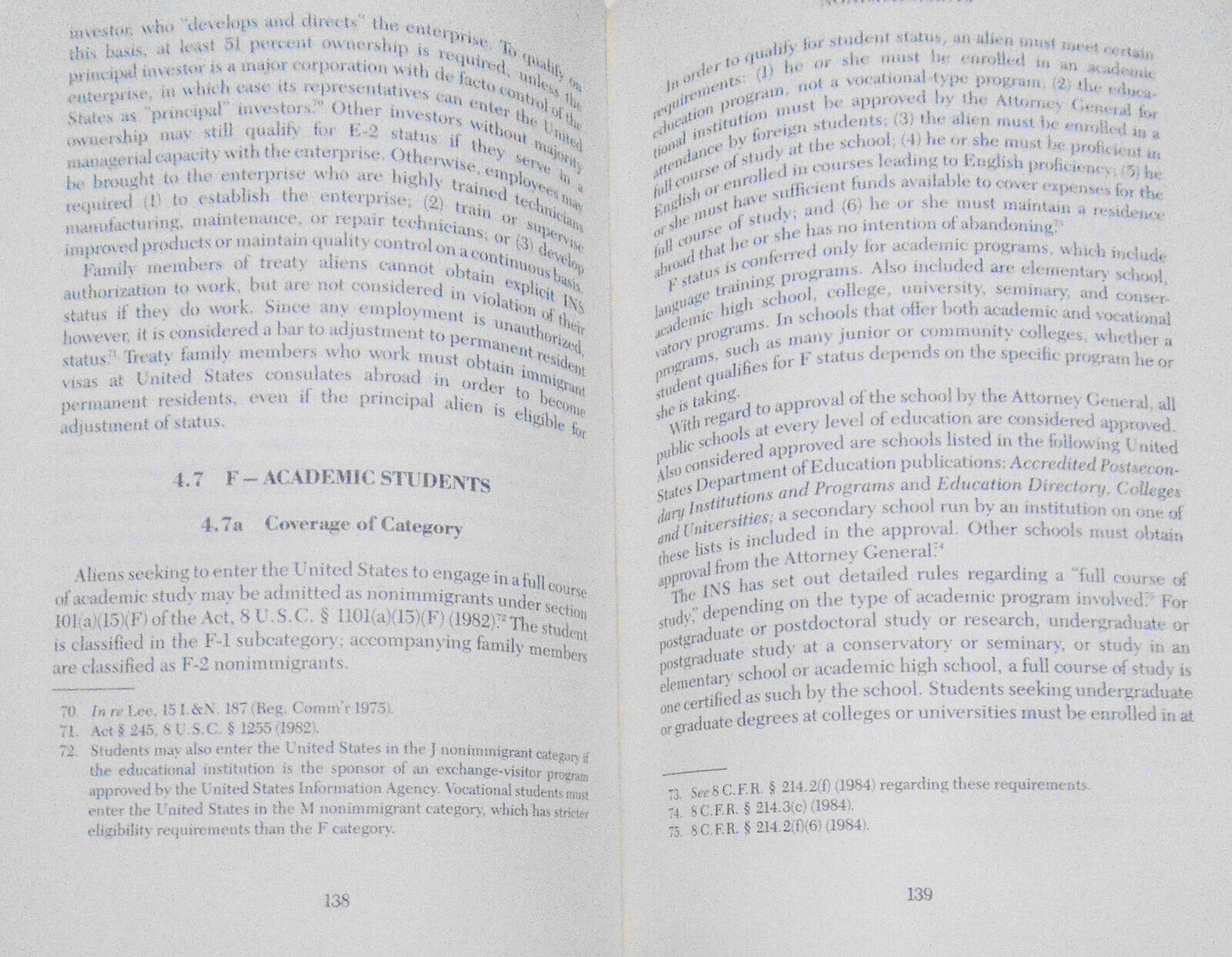[Law] Immigration primer, by Austin T. Fragomen, Steven C. Bell. 1985 Hardcover