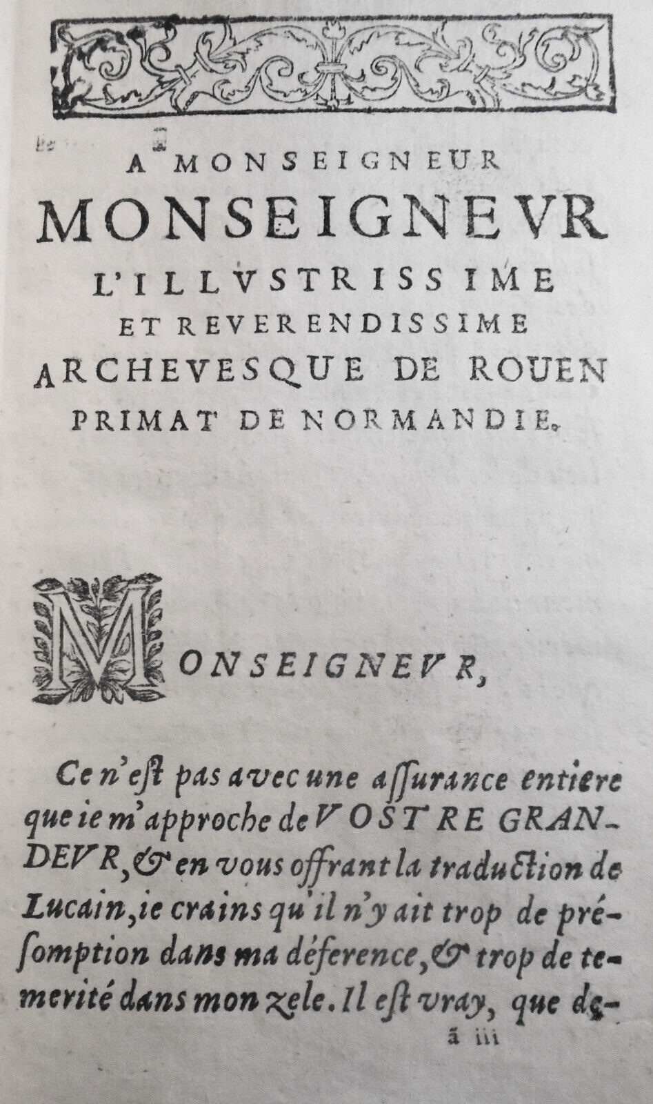 1670 La Pharsale de Lucain. By Marcus Annaeus Lucanus. [Binding; Illustrated]