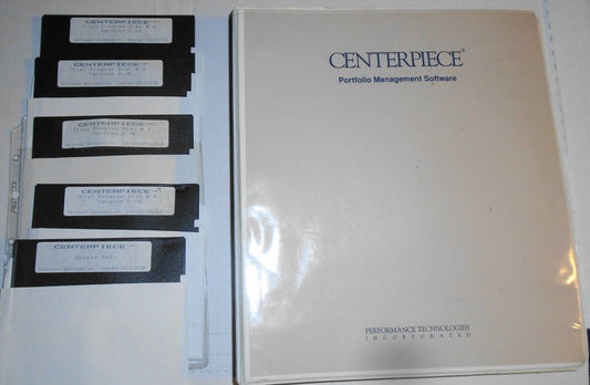 Centerpiece Portfolio Management Software - Trial Program - 1988, for IBM PCs