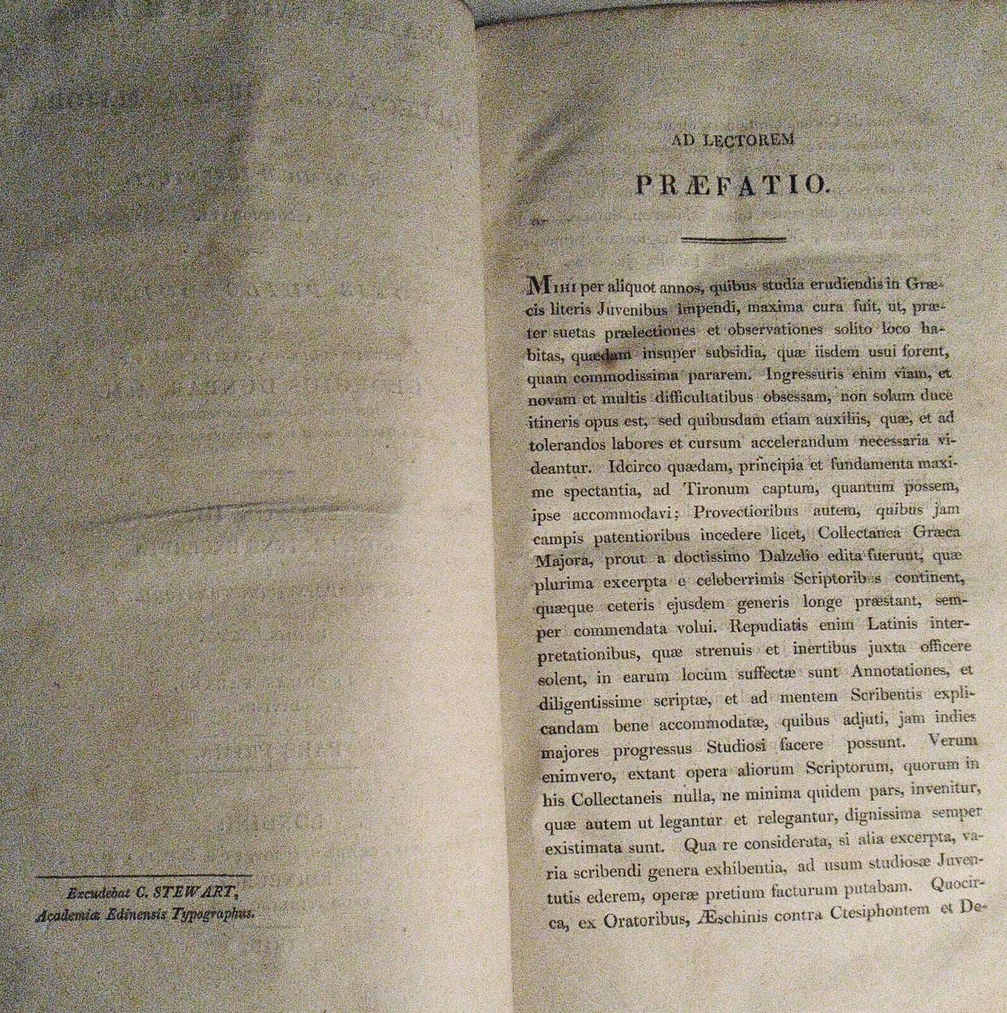 1819 Analekta Hellenika meizona, sive Collectanea Graeca majora. Tome 3, Part 1