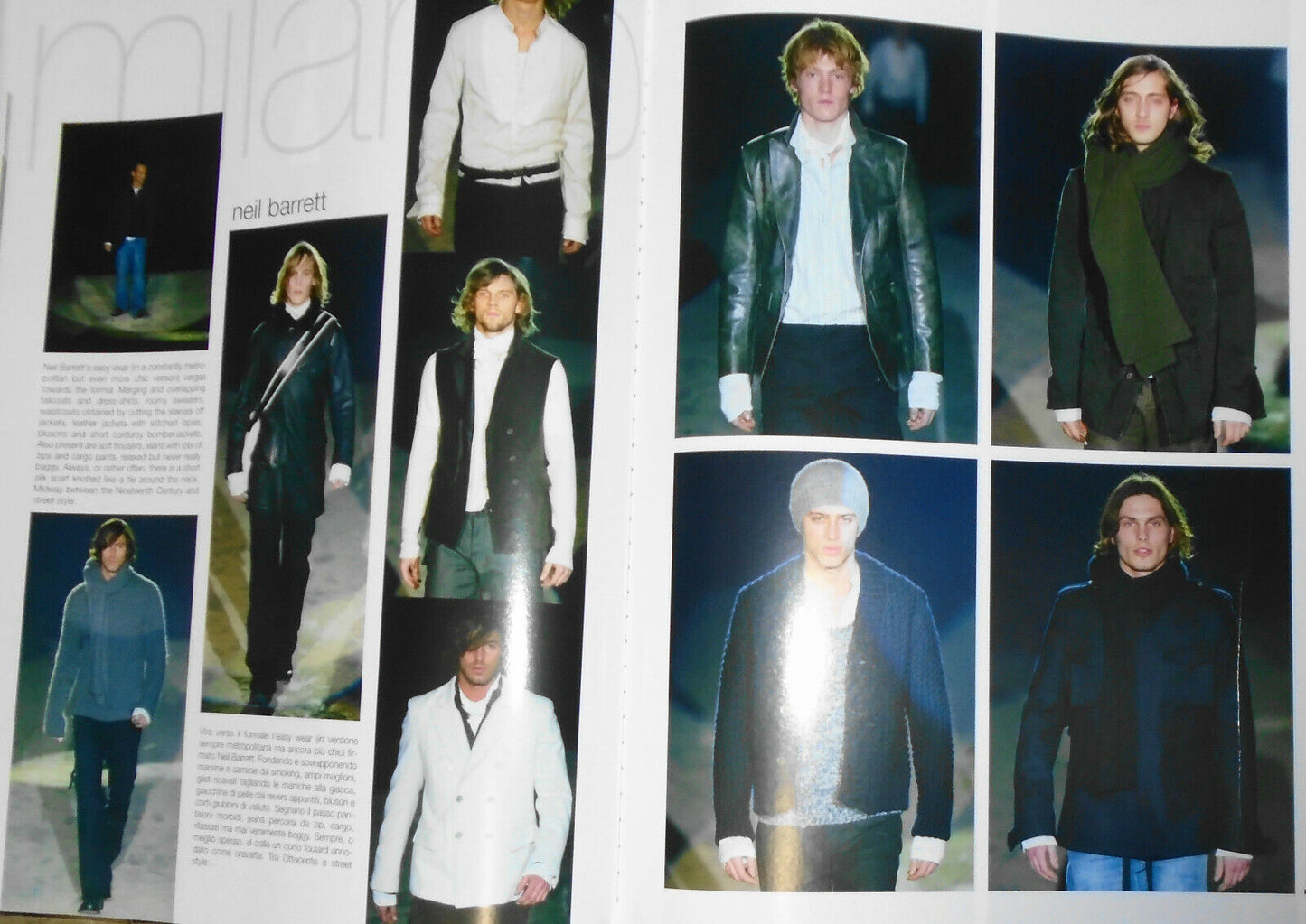 Collezioni Uomo -- Autumn Winter 2003 / 04 - Black Shapes ...