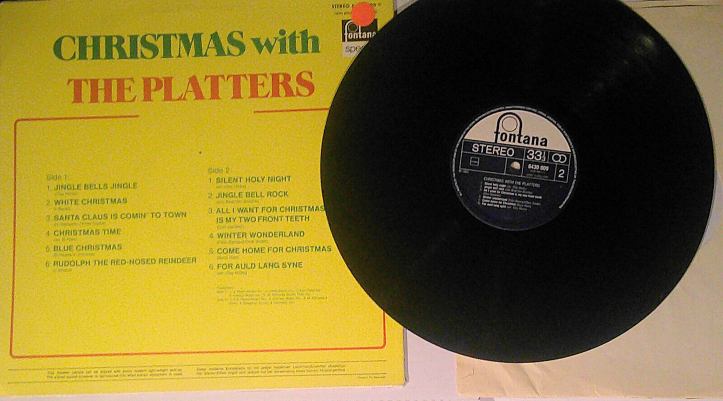 Johnny Mathis, The Platters, & Kathleen Battle - 3 Christmas vinyl LP records