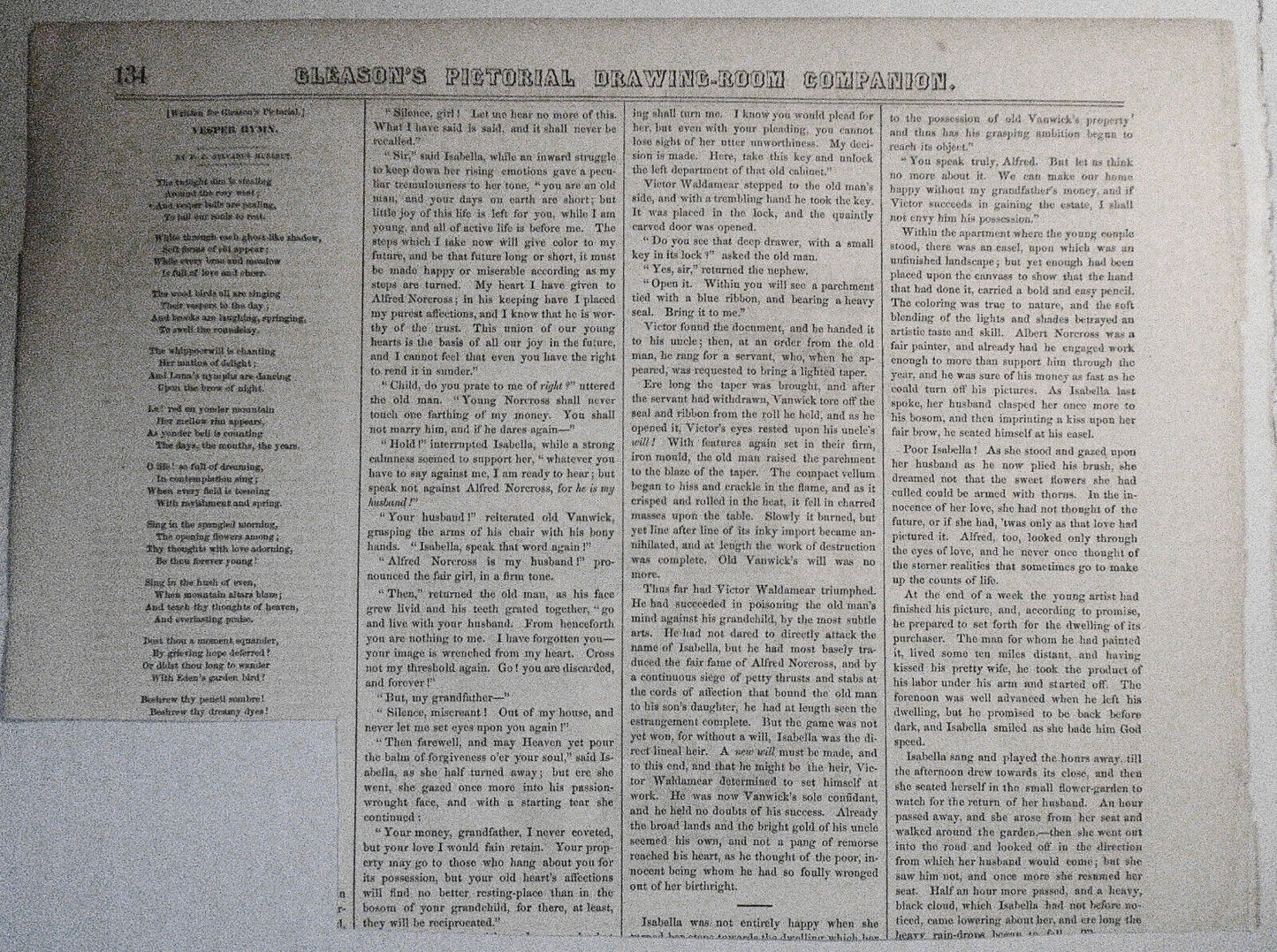 The Emperor Of Morocco - Gleason's Pictorial, February 28, 1852