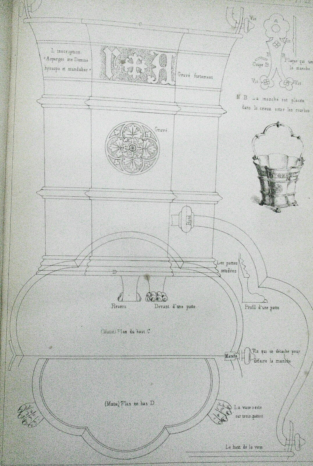 1852 Orfèvrerie et ouvrages en métal du moyen-age, by T. H. King First edition