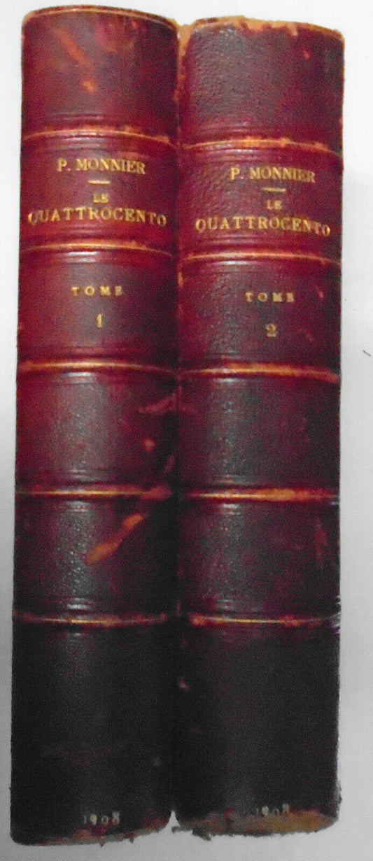 1908 Le Quattrocento: Essai sur L'Histoire Litteraire du XV Siecle Italien 2 Vol