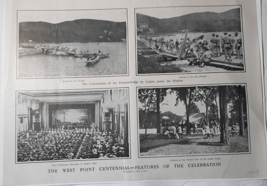 The West Point Centennial - Features of the Celebration. Harper's Weekly, 1908