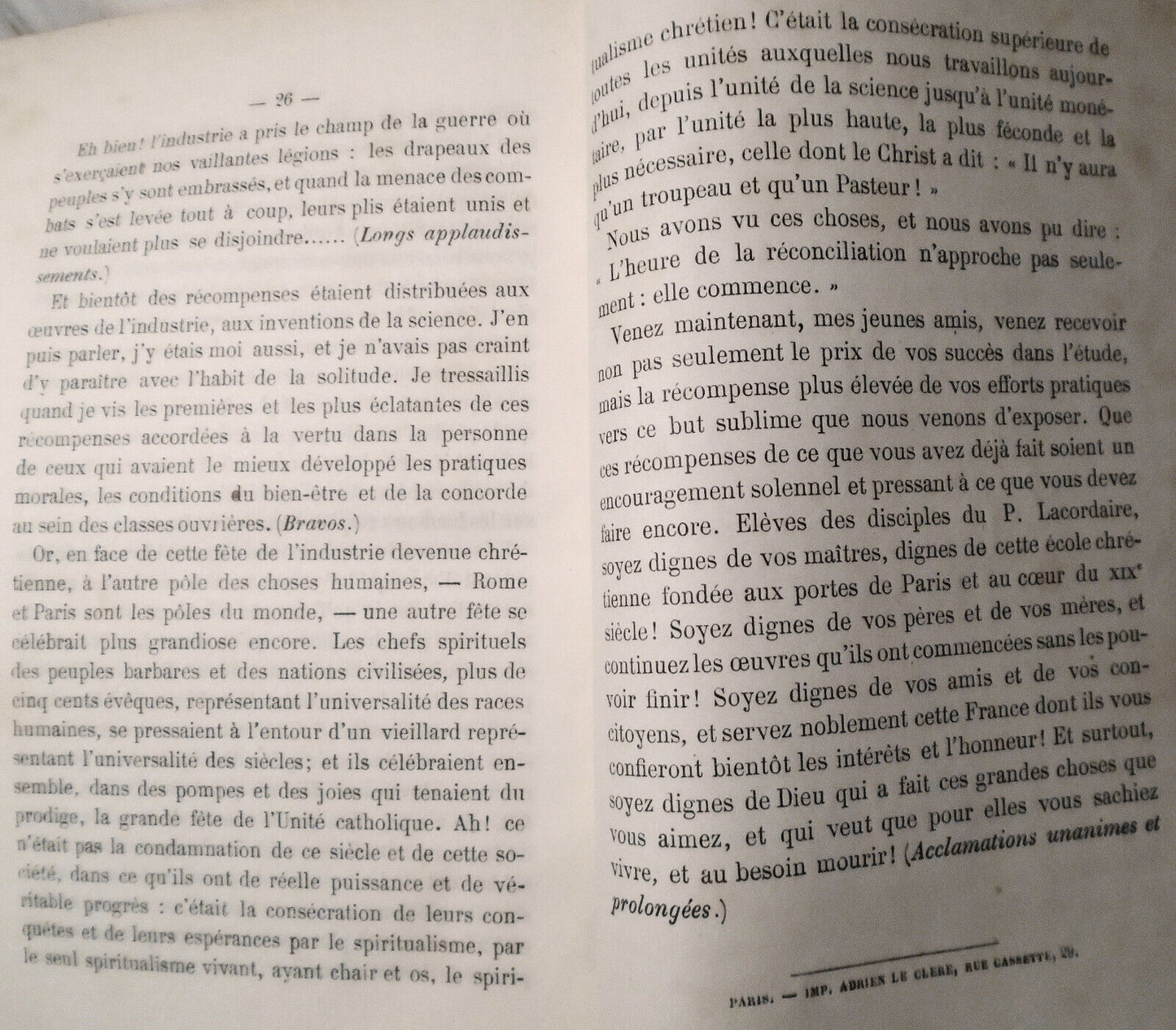 Materialisme et spiritualisme, par le R.P. Captier ... et par le R.P. Hyacinthe.