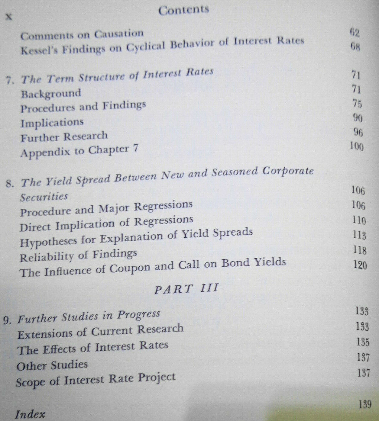 The behavior of interest rates: a progress report, by J W Conrad Hardcover 1966