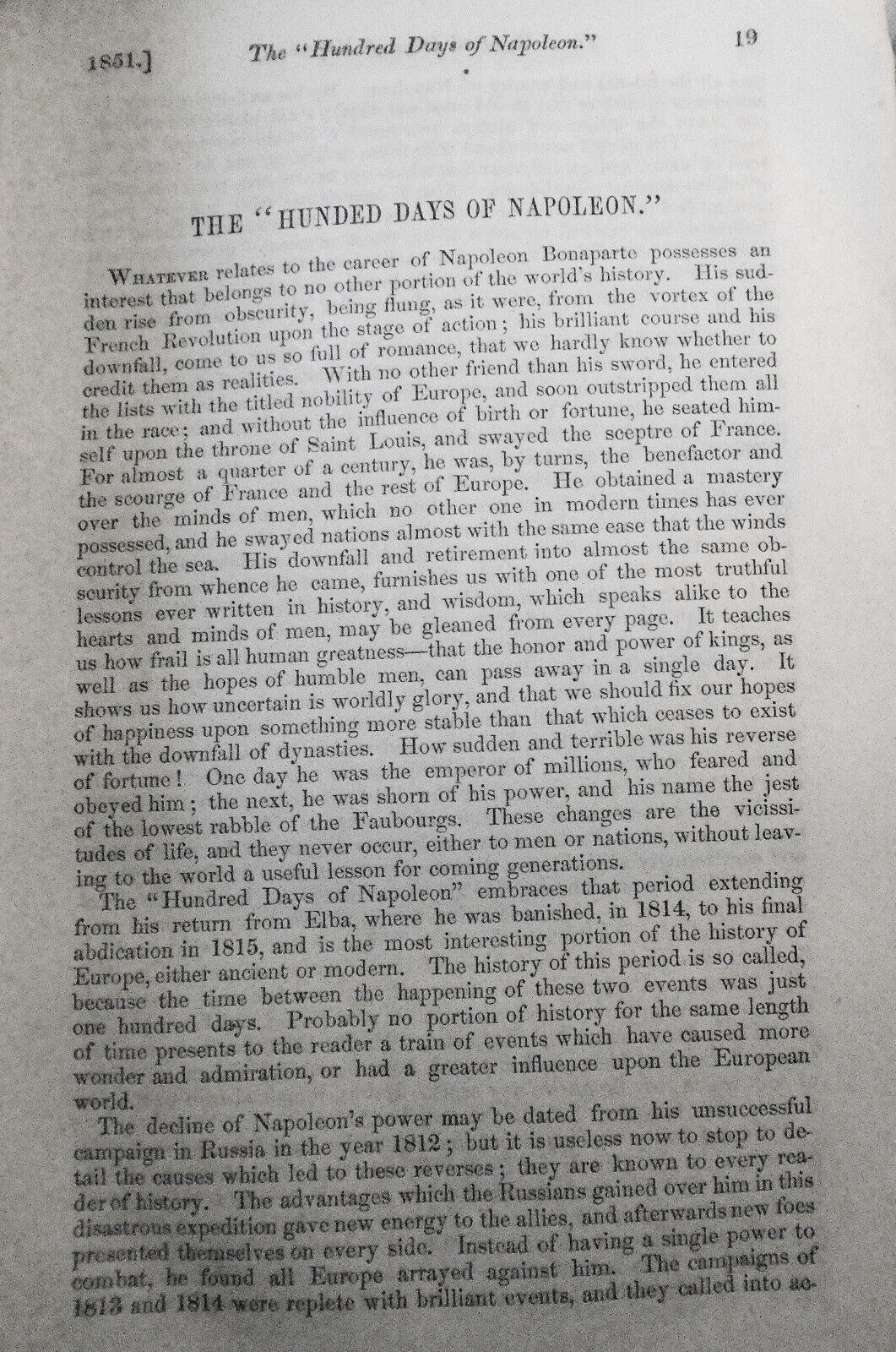 The United States Magazine and Democratic Review, July 1851