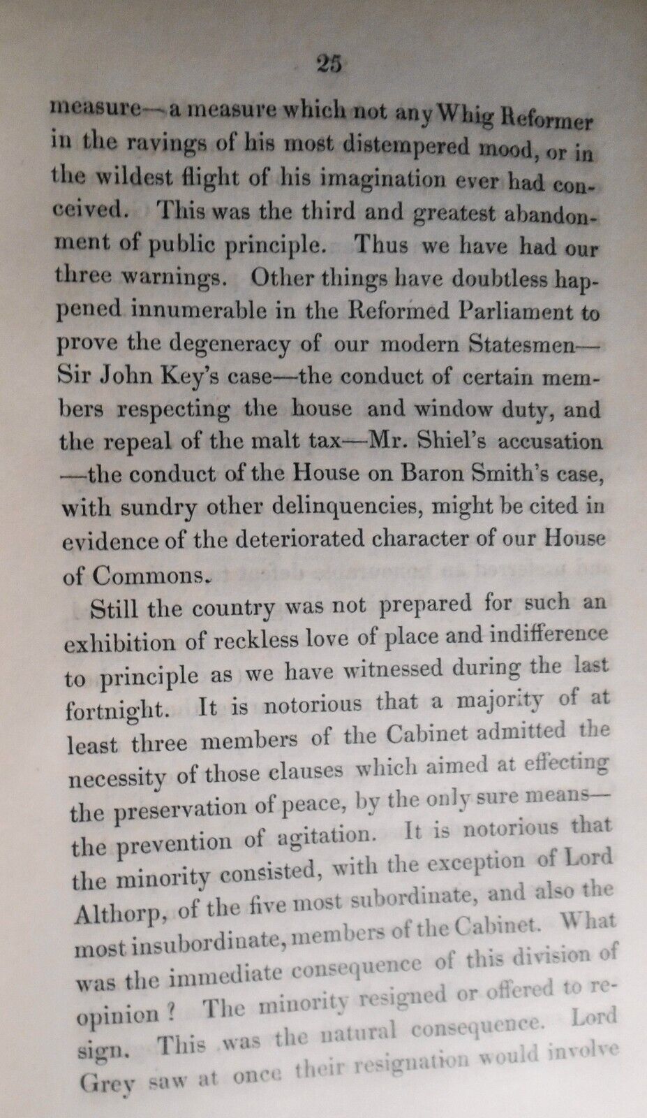 1834 Remarks on the second session of the reformed Parliament