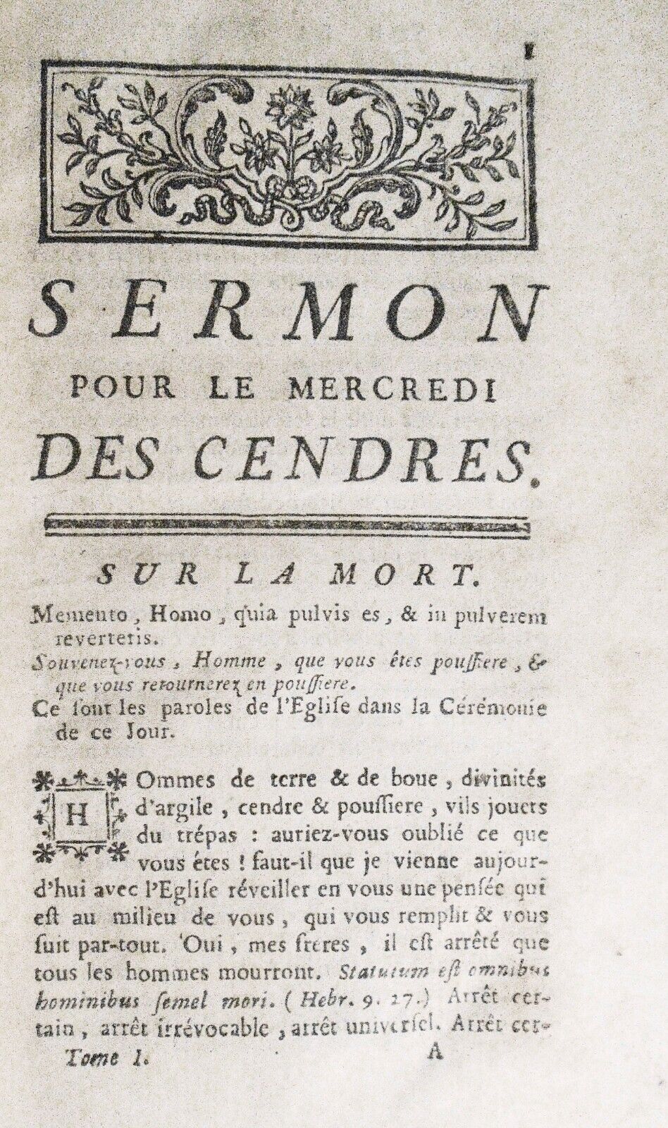 1764 Sermons nouveaux sur les vérités les plus intéressantes. Tome Premier.