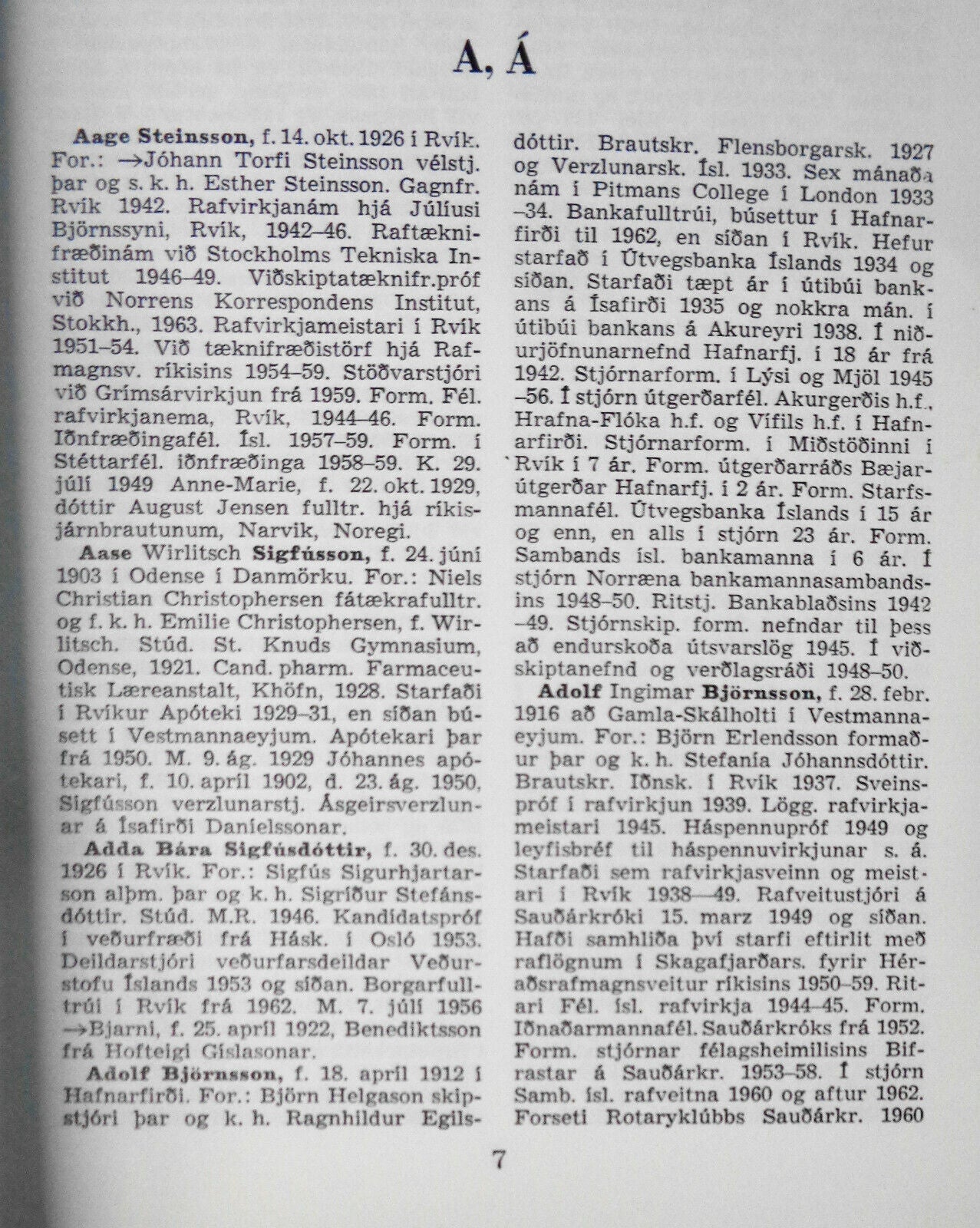 Íslenzkir samtídarmenn [af] Jón Gudnason [og] Pétur Haraldsson. 2 Vol. 1965-67