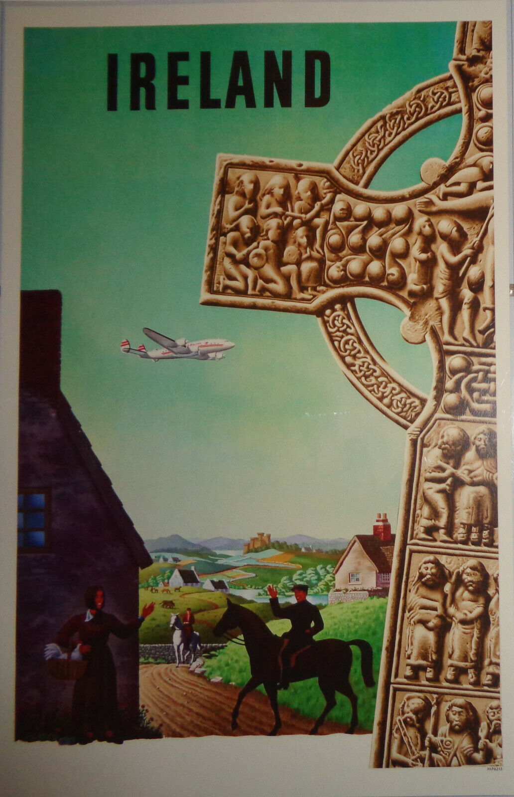 Ireland - Trans World Air Lines (TWA) - Window card Poster